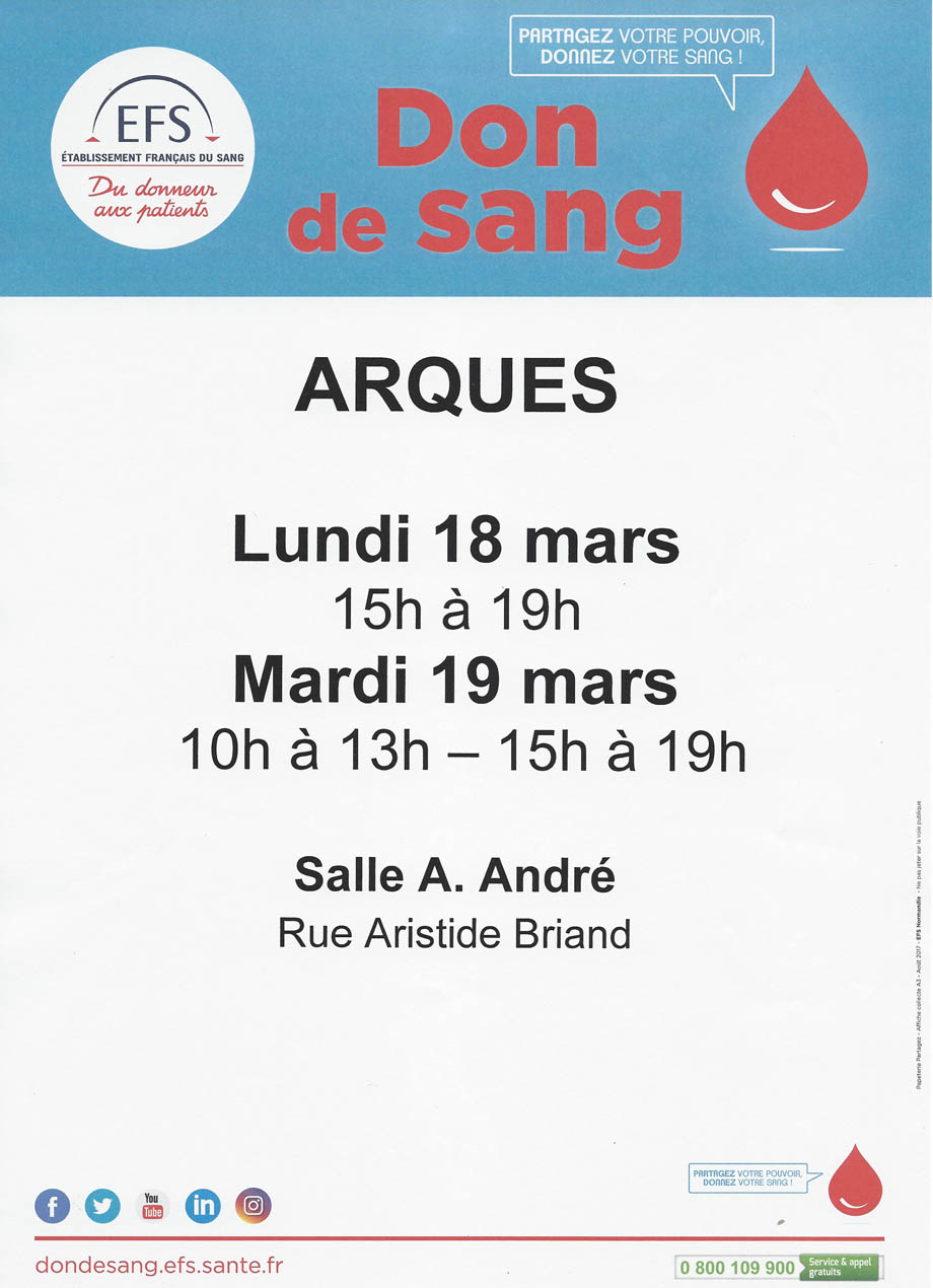 Affiche 18 et 19 mars 2019