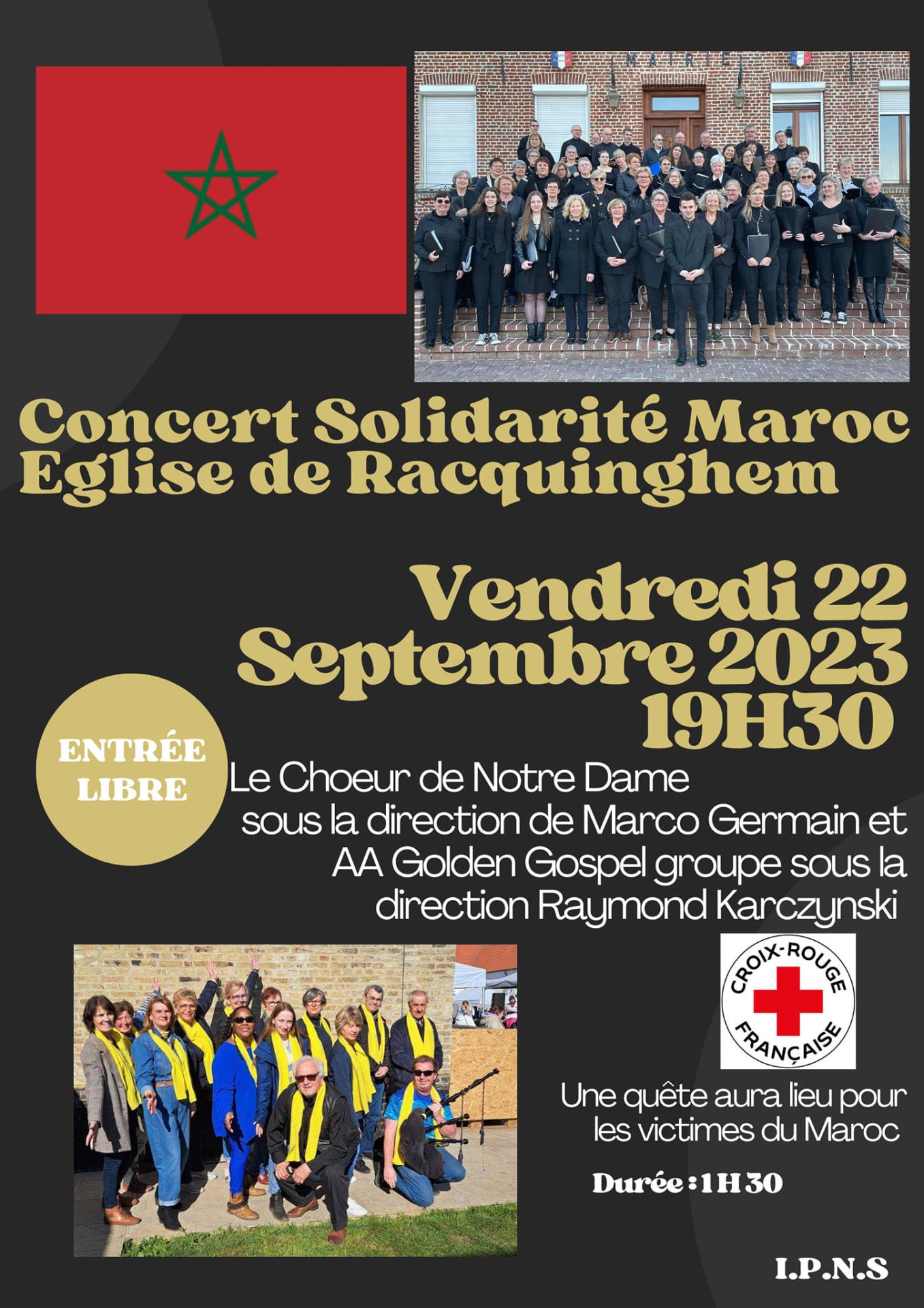 Affiche concert de racquinghem