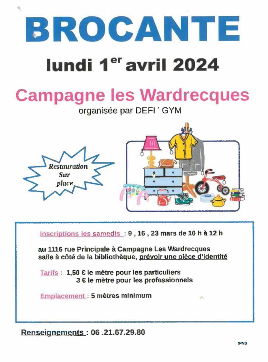 Brocante 1 avril