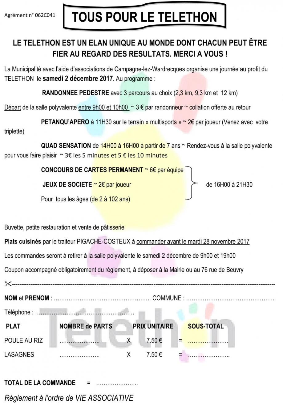 Flyer telethon 2017