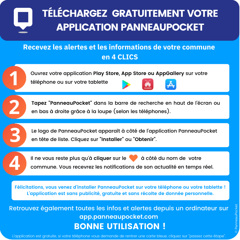 Guide telechargement panneau pocket