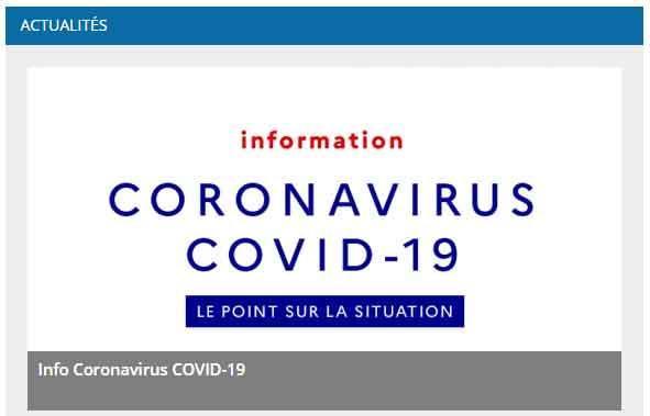 Le point sur le coronavirus