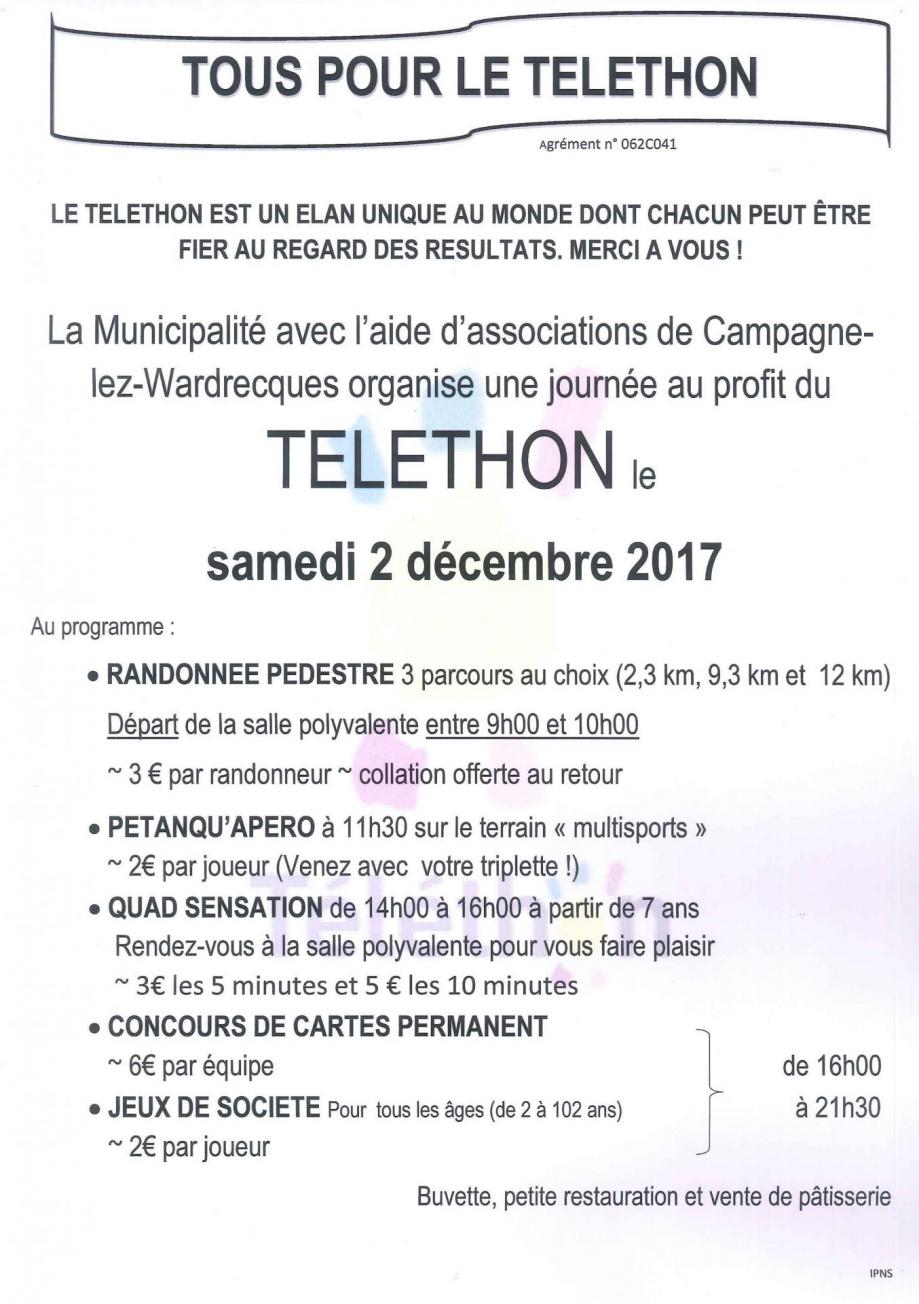 Telethon campagne lez wardrecques