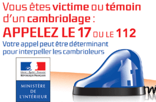 Vous etes victime d un cambriolage composez le 17 ou le 112 large